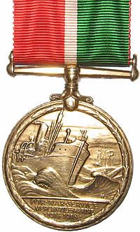Mercantile Marine Medal (reverse) | Mary Norris