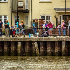 Crabbing on Wivenhoe Quay 2014 | Photo by Ivan Beales