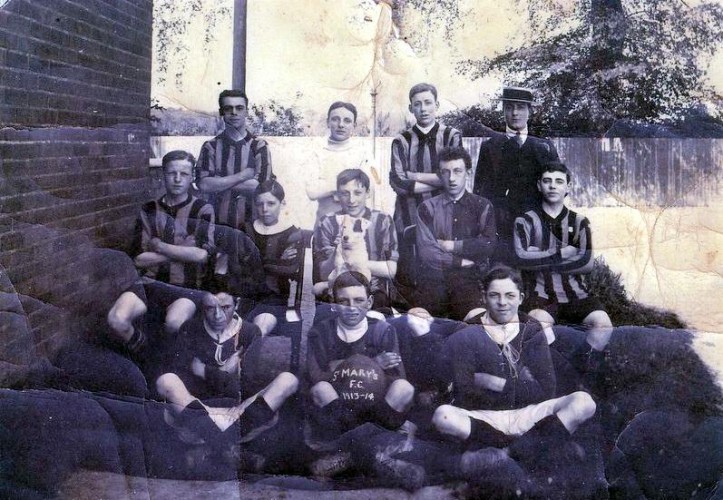 St Mary's Football team 1913-14. | John Stewart  (Nottage Maritime Institute)