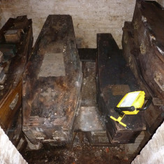 The final resting place of some 15 Corsellis family members inside the family  vault in the Old Cemetery | Photo by Peter Hill