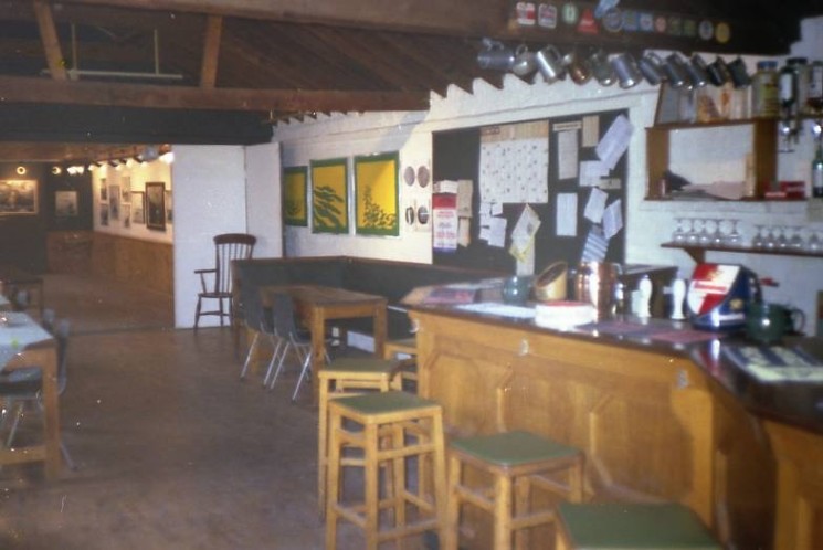 Inside the Arts Club at Ballast Quay House | Wivenhoe Memories Collection
