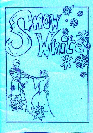 Pantomime Programme Cover for 