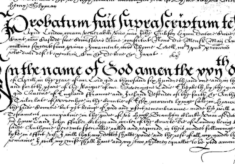 Will of Anthony Tailor (Taylor) died circa 1600