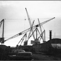 Cranes at Cooks Shipyard | Copyright Sue Murray ARPS