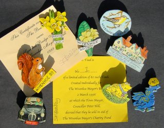 A few of Susannah's brooches from various Mayor's Balls | Peter Hill