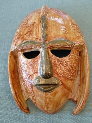 Sutton Hoo mask by Marjorie