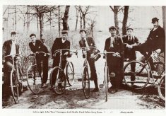Arthur Wood wins a Gold Medal in Wivenhoe's first ever cycle race in 1897