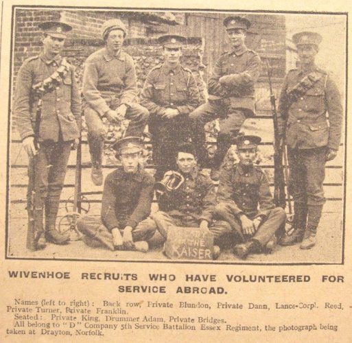 Wivenhoe Recruits