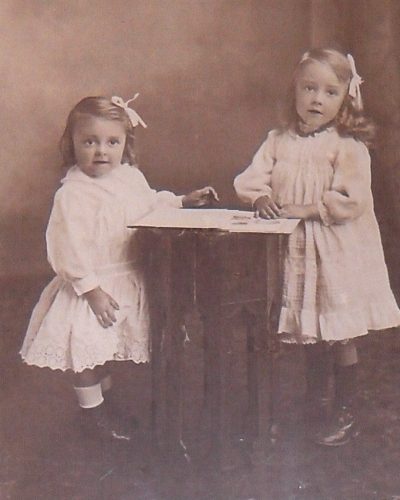 Scofield, Olive May (left) and Dorothy May (right)